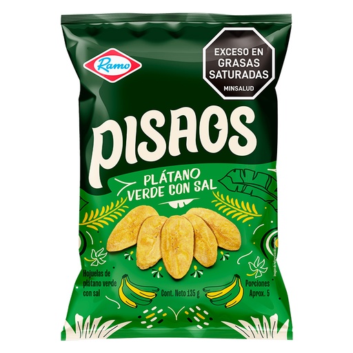 [055387] Platano Verde Pisaos Ramo 135Gr