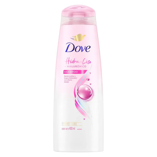 [055669] Shampoo Dove Hidra Liso + Hialurónico 400Ml