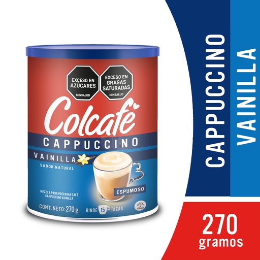 [055695] Colcafé Cappuccino Vainilla 270Gr