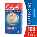 Colcafe Cappuccino Vainilla Sobres 6 Unidades 108Gr