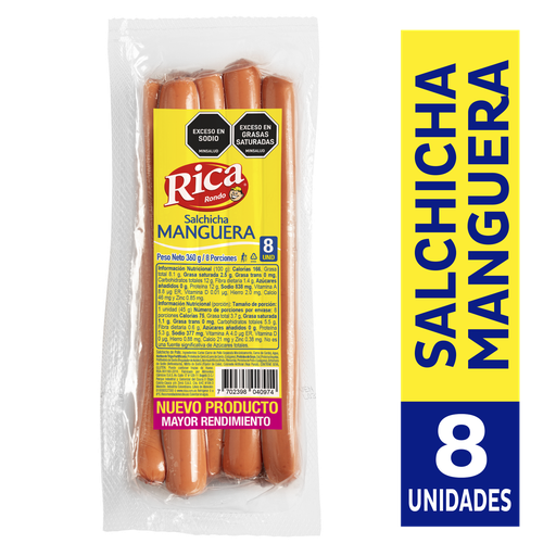 [055713] Salchicha Manguera Rica 360Gr