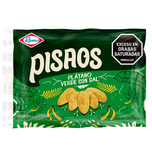 [055389] Platano Verde Pisaos Ramo 12 Unidades 336Gr
