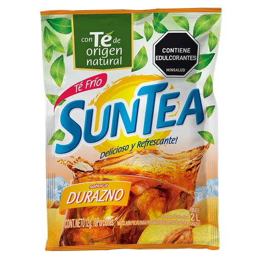 [055756] Té Polvo Suntea  Durazno 12Gr