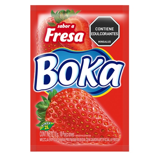 [055798] Boka  Sabor  Fresa 10Gr