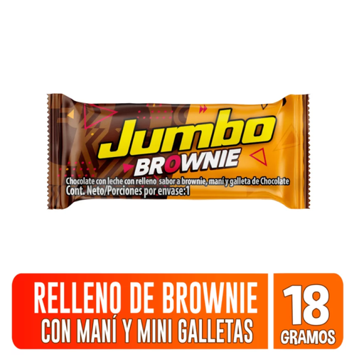 [055805] Chocolatina Jumbo Brawnie 18Gr
