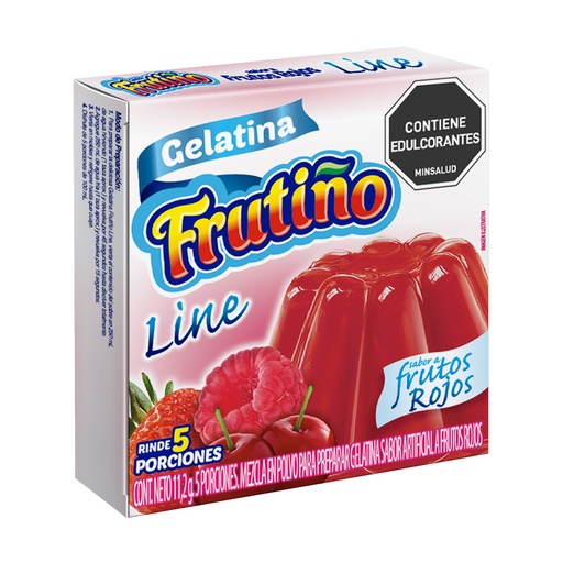 [055819] Gelatina Frutiño Line Frutos Rojos 11.2Gr