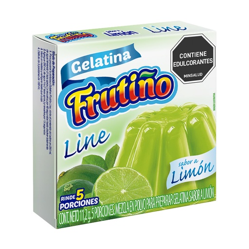 [055820] Gelatina Frutiño Line Limón 11.2Gr