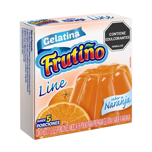 [055821] Gelatina Frutiño Line Naranja 11.2Gr