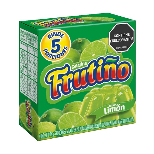 [055829] Gelatina Frutiño Limón 14Gr