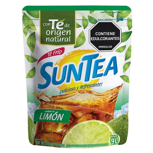 [055832] Té Polvo Suntea Limón 240Gr 9L