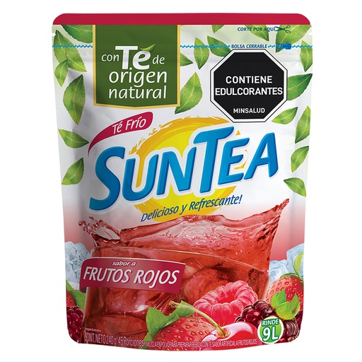 [055833] Té Polvo Suntea Frutos Rojos 240Gr 9L
