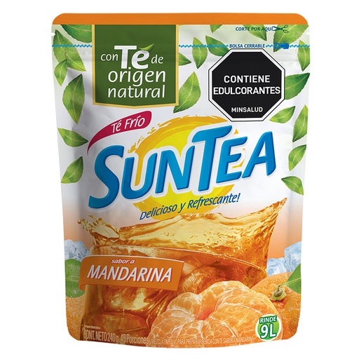 [055836] Té Polvo Suntea Mandarina 240Gr 9L