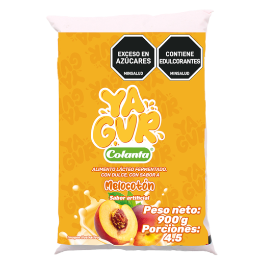 [055843] Yagur Melocotón Colanta Bolsa 900Ml