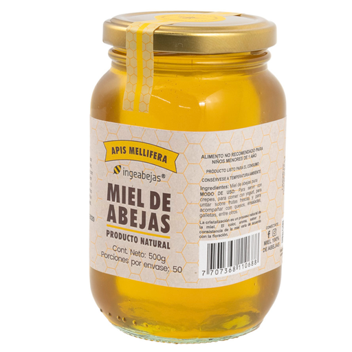[055848] Miel de Abejas Ingeabejas Natural 500Gr