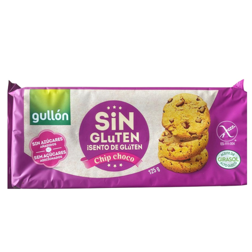[055866] Galletas Chips Chocolate Sin Gluten Gullón 125Gr