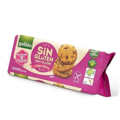 [055866] Galletas Chips Chocolate Sin Gluten Gullón 130Gr