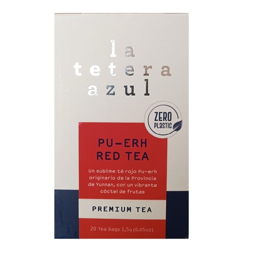 [055871] Te Rojo  La Tetera Azul 20 Unidades  33Gr
