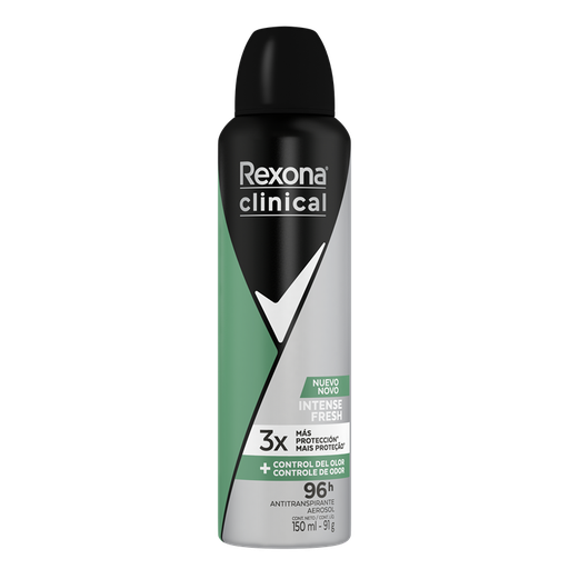 [055880] Desodorante Rexona Clinical Intense Fresh Aerosol 150Ml
