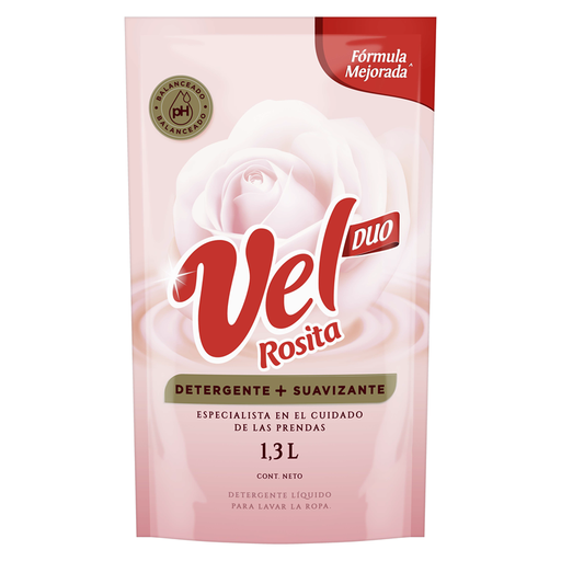 [055890] Detergente Líquido Vel Rosita Doypack 1300Ml