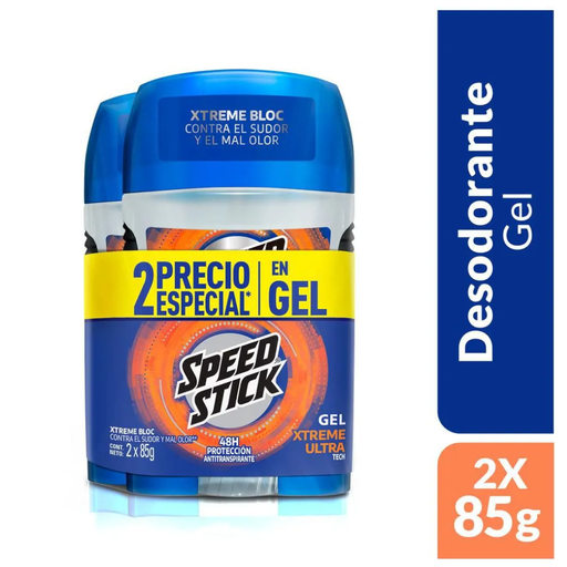 [055891] Desodorante Speed Stick Xtreme Ultra Gel 85Gr 2 Unidades Precio Especial