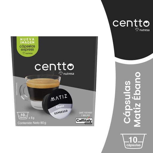 [055906] Café Matiz Ébano Centto Cápsula 10 Unidades