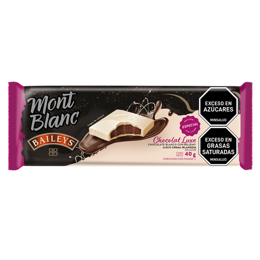 [055912] Chocolatina Montblanc Baileys Luxe 40Gr