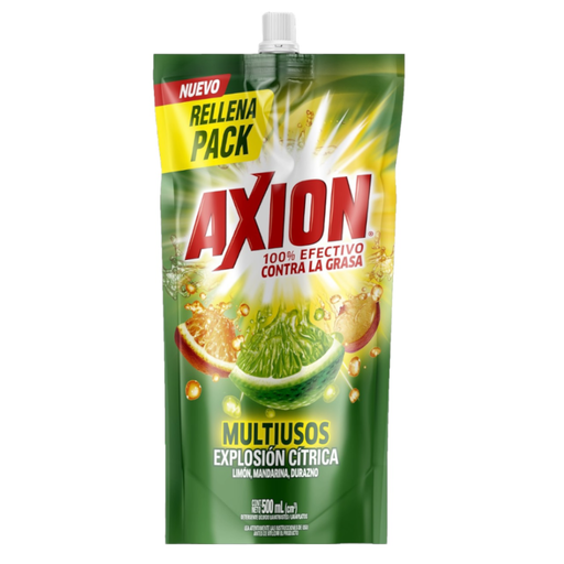 [055918] Lavaplatos Axion Explosión Cítrica Doypak 500Ml