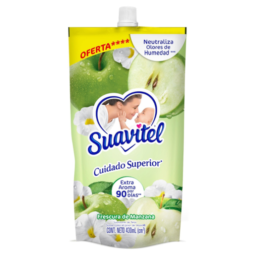 [055919] Suavitel Cuidado Superior  Frescura De Manzana Doypak 430Ml