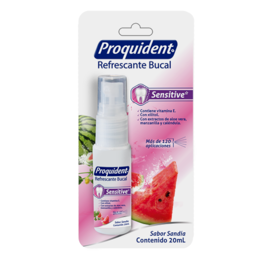 [055927] Refrescante Bucal Proquident Sabor Sandia 20Ml