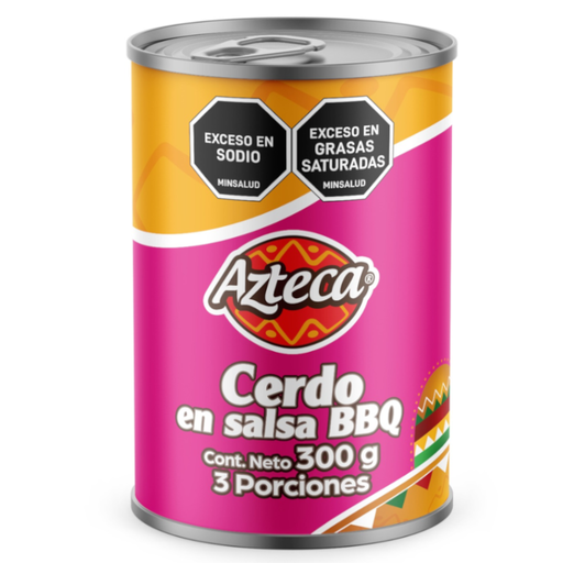 [055962] Cerdo En Salsa Bbq Azteca 300Gr