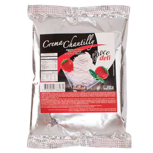 [055983] Crema Chantilly Chocodeli Bolsa 250Gr