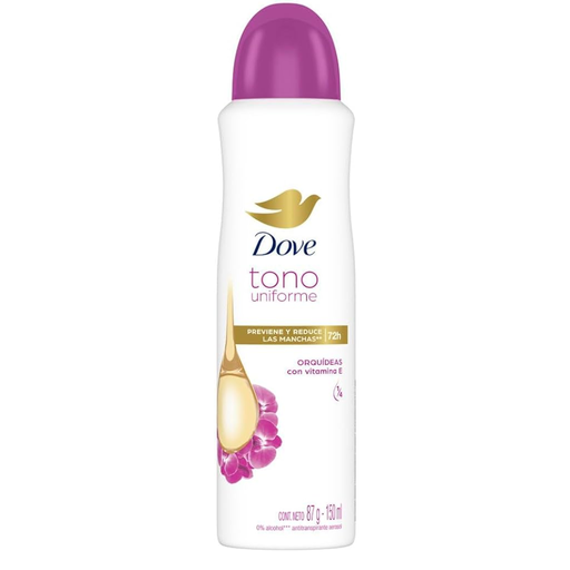 [055995] Desodorante Dove Orquideas Tono Uniforme Spray 150Ml