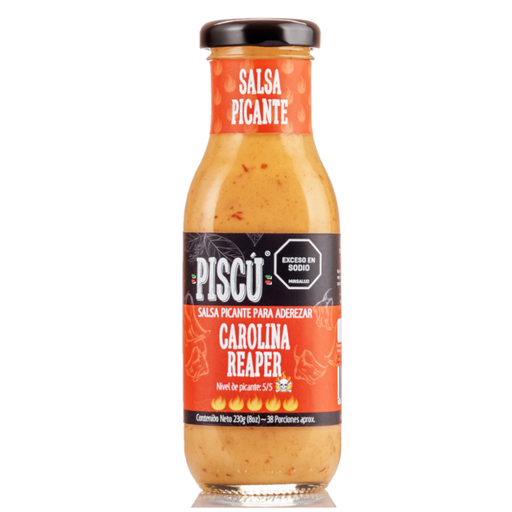 [056015] Salsa Picante Piscú Carolina Reaper 230Gr