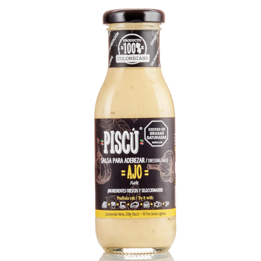 [056016] Salsa De Ajo Piscú  230Gr
