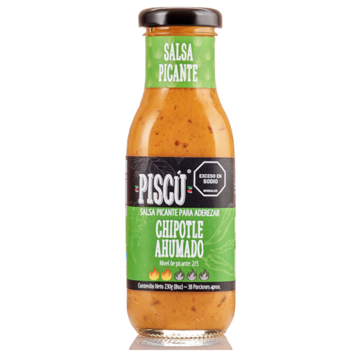 [056018] Salsa Picante Piscú  Chipotle Ahumado 230Gr
