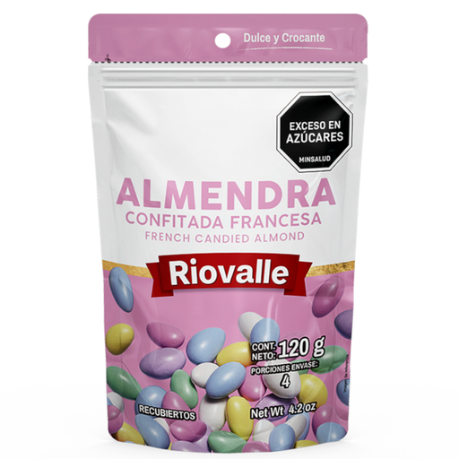 [056045] Almendra Francesa Confitada Riovalle 120Gr