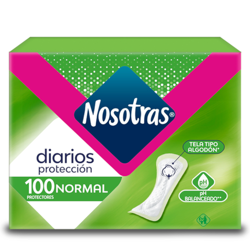 [056068] Protectores Nosotras Diarios Normal 100 Unidades