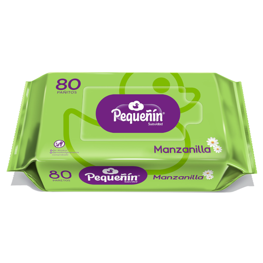[056071] Pañitos Húmedos Pequeñin Manzanilla 80 Unidades