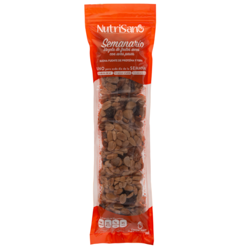 [056073] Mezcla De Frutos Secos Con Uvas Pasas Nutrisano Semanario 210Gr