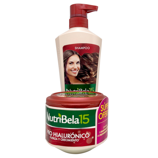 [056087] Shampoo Nutribela Pro Hialurónico 400Ml + Tratamiento 300Ml