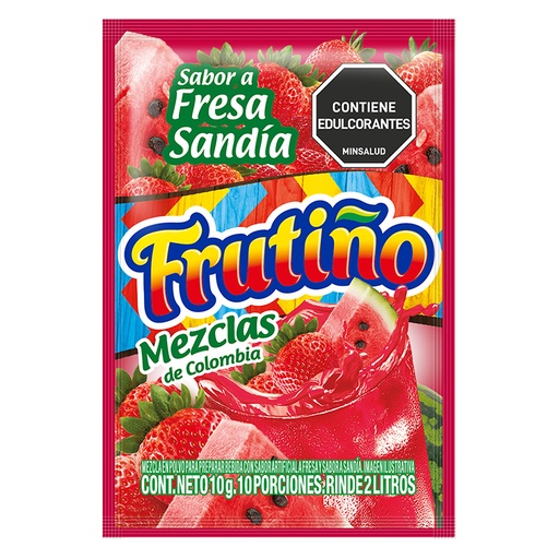 [056090] Frutiño Fresa Sandía 10Gr