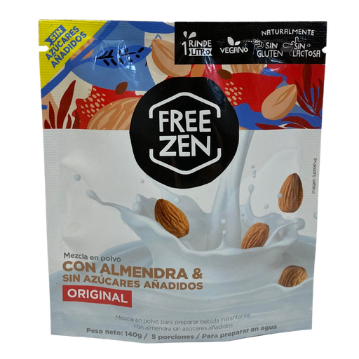 [056104] Mezcla En Polvo Con Almendras Sin Azúcar Freezen Doypak 140Gr
