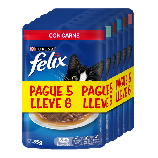 [056147] Felix  En Salsa Surtido 85Gr Pague 5 LLeve 6