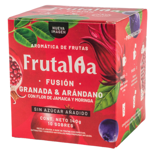 [056157] Aromática Líquida Frutalia Fusión Granada Y Arándano 140Gr