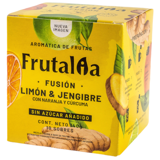 [056158] Aromática Líquida Frutalia Fusión Limón Y Jengibre 140Gr