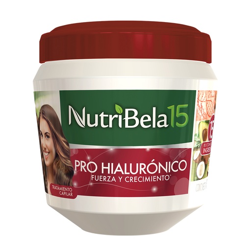 [056218] Tratamiento Nutribela Pro Hialurónico  Fuerza Y Crecimiento Pote 450Ml