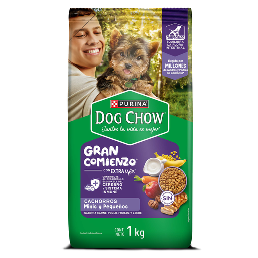 [056223] Dog Chow Cachorros Minis Y Pequeños 1Kg