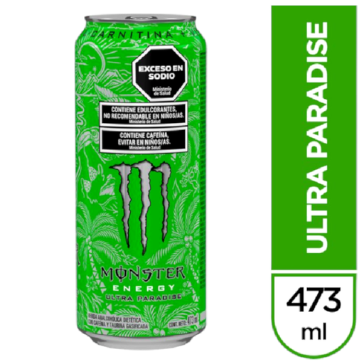 [056236] Bebida Energizante Monster Ultra Paradise Lata 473Ml