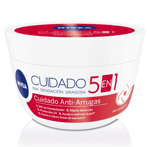 [047378] Crema Facial Nivea Cuidado Anti Arrugas 100Gr
