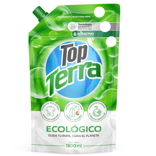 [051887] Detergente Líquido Top Terra Doypak 1800Ml